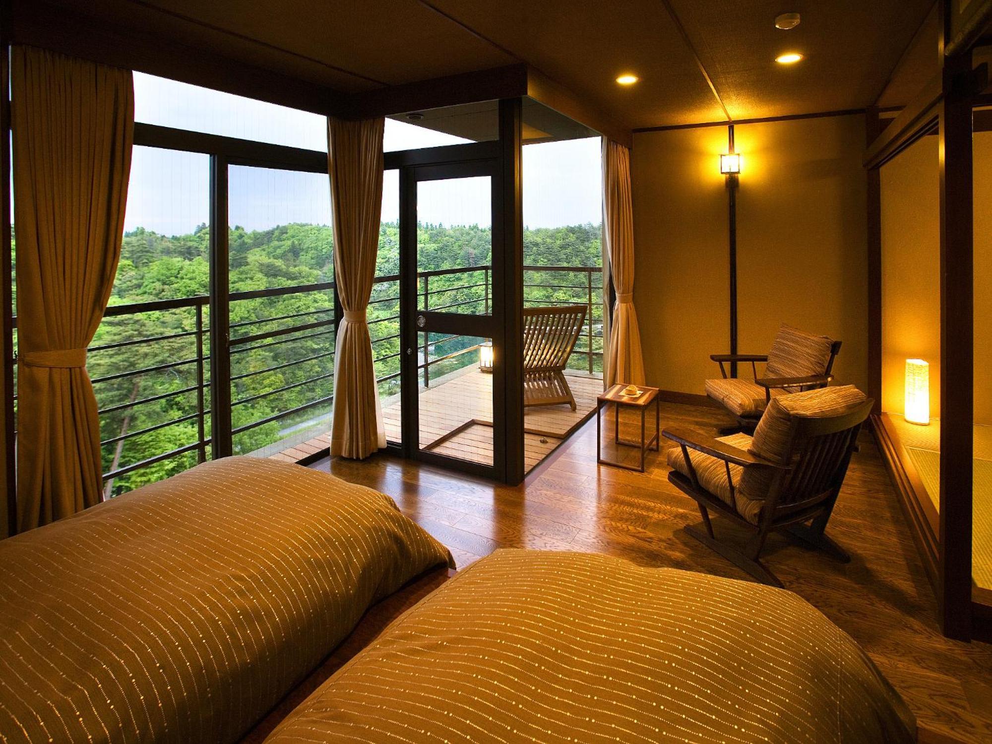 Noto Hyakurakusou Hotel Kamer foto